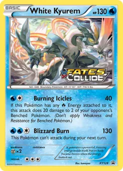 XY Black Star Promos White Kyurem Pokémon card